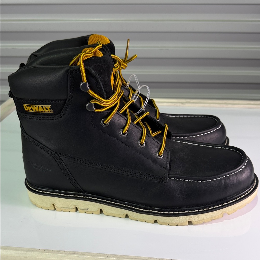 DeWalt Black Men's Leather Boots 14